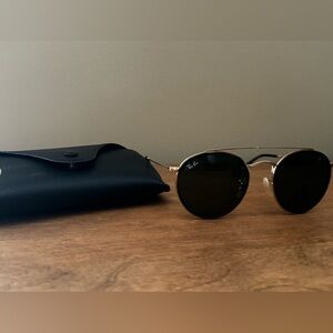 Ray-Ban RB3647N Round Double Bridge Square Shape Sunglasses.